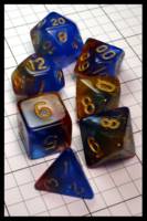 Dice : Dice - Dice Sets - Blue Red and Gold Glitter with Gold Numerals - Temu Feb 2024
